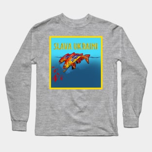 Slava Ukraini Russian Bugs Long Sleeve T-Shirt